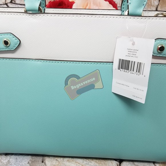 Medium Satchel Staci Poolside White Kate Spade - Picture 4 of 14